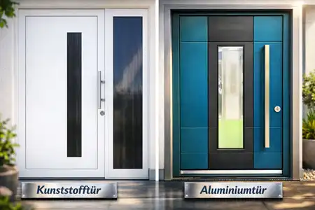 Aluminium oder Kunststoff Haustür?