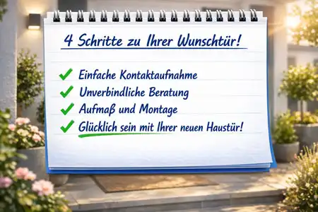 4 Schritte zur Wunsch-Haustür