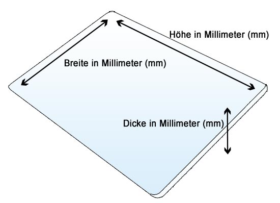 Glasgewicht berechnen